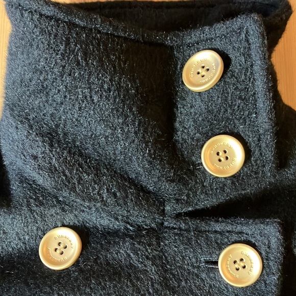 Burberry London Trench Coat Alpaca Rum Wool Black Series - Picture 4 of 7